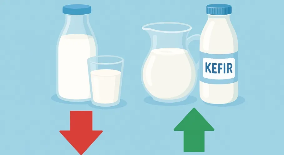 Süt Sektöründe Şaşırtan Değişim! İnek Sütü Azalırken Ayran ve Kefir Patladı!