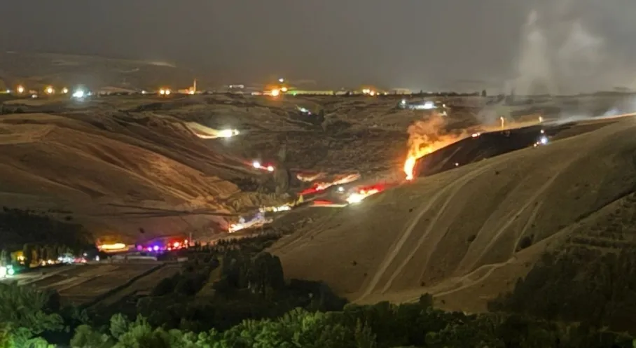 Eymir Gölü'nde Havai Fişek Dehşeti! Yangın Çıktı, 2 Gözaltı