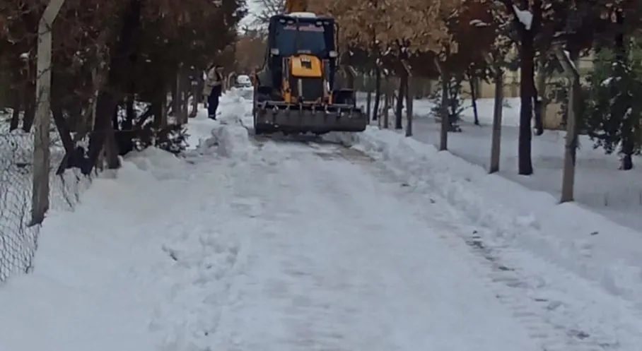 Eyyübiye'de Karla Destansı Mücadele: Sokak Sokak Her Yer Pırıl Pırıl Oldu!