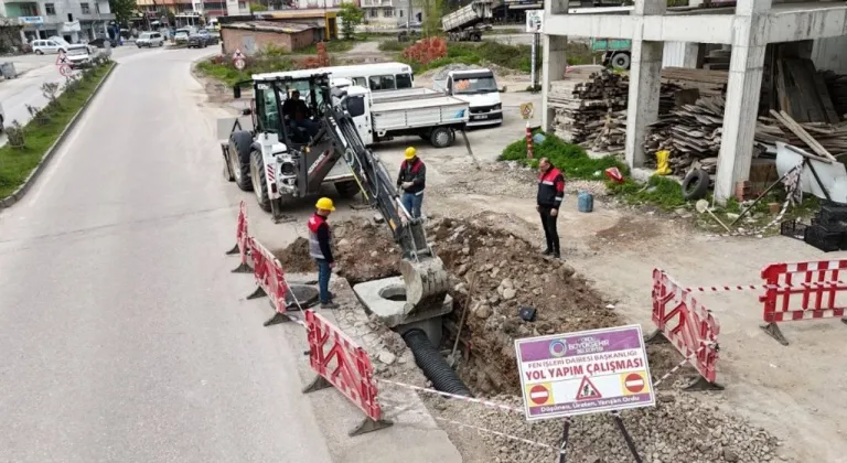 Fatsa'da Altyapı Sorununa Büyükşehir Neşteri! Yağmur Suyu Hattı Tamam!