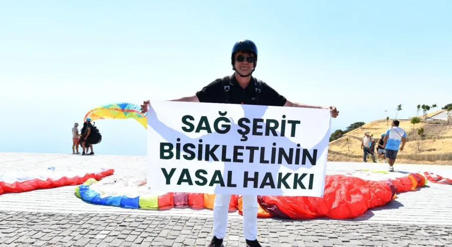 Fethiye'de Bisiklet Farkındalığı: Başkan Karaca'dan Gökyüzünde Anlamlı Çağrı!