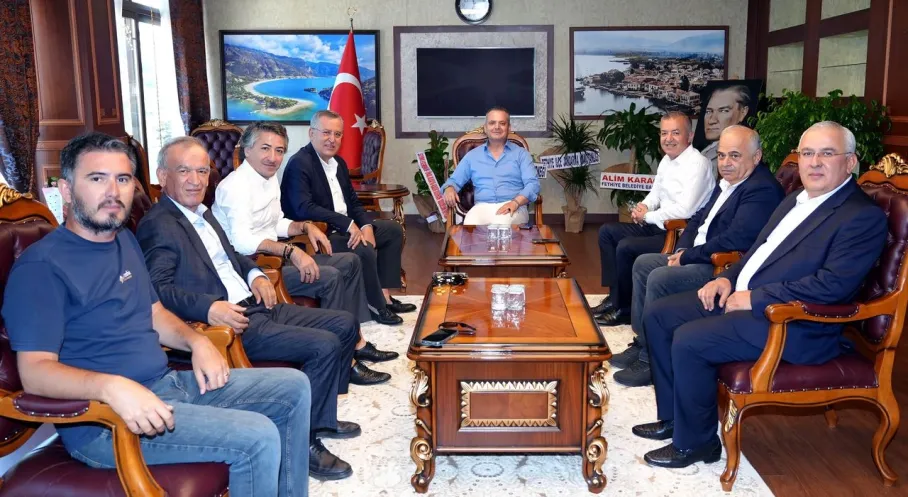 Fethiye'de FTSO'dan Kaymakam Akkaya'ya Ziyaret: İşbirliği Vurgusu!