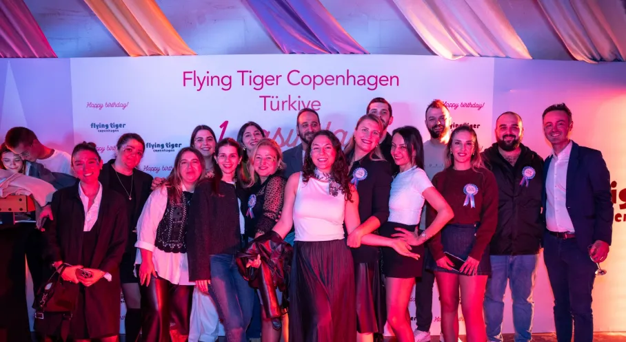 Flying Tiger Copenhagen Türkiye'de 1 Yaşında! Kutlama Kanyon'da Yapıldı