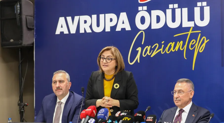 Gaziantep'e Avrupa'dan Büyük Onur! 2025 Avrupa Ödülü Şehrimizde!