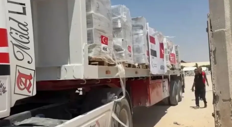 Gazze'ye Türk Yardımı Devam Ediyor: Kızılay'dan Umut Işığı!