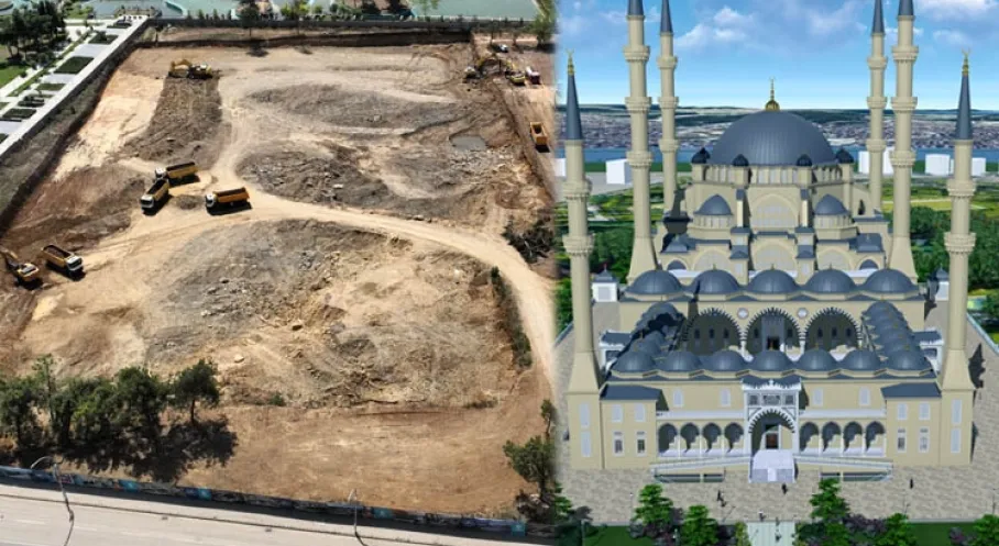 Gebze Millet Bahçesi’ne 10 Bin Kişilik Cami