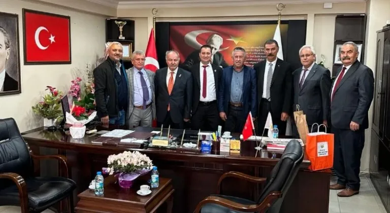 Geçmiş Dönem Belediye Başkanları, Yenimuhacir Belediye Başkanı Kıral’a Ziyarette