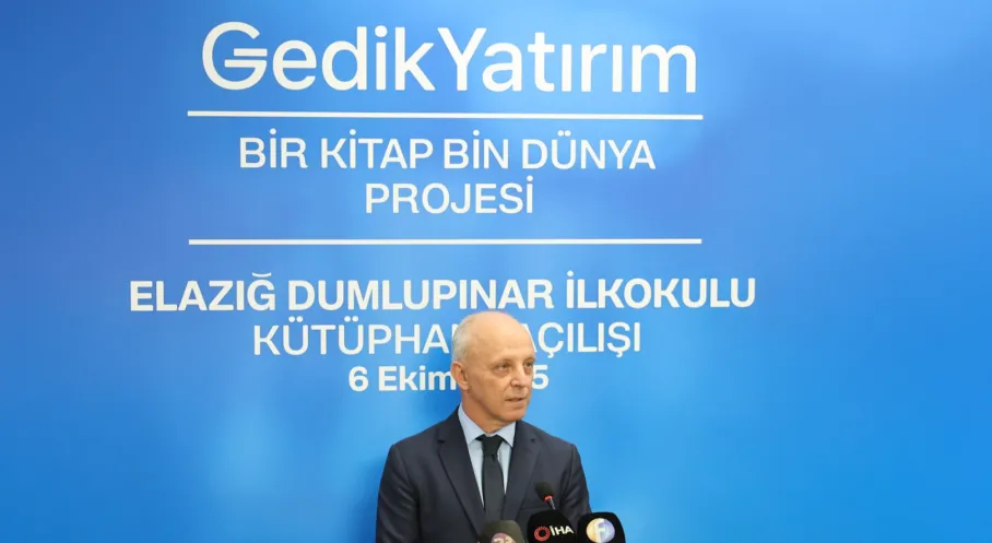 Gedik Yatırım'dan Elazığ'a Eğitim Desteği: 8. Kütüphane Açıldı!