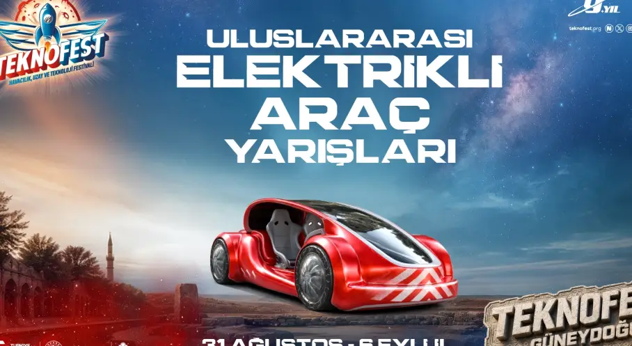 Geleceğin Elektrikli Araçları TEKNOFEST 2026’da Piste Çıkıyor