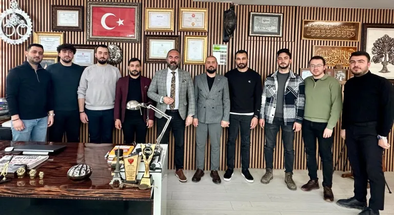 Genç MÜSİAD Sivas Başkanı ve Yönetimi Mehmet Erdem Tokuş'u Ziyaret Etti