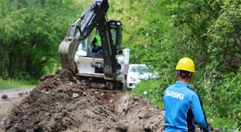 Geyve Kamışlı’nın 5 bin metrelik içme suyu hattı yenileniyor