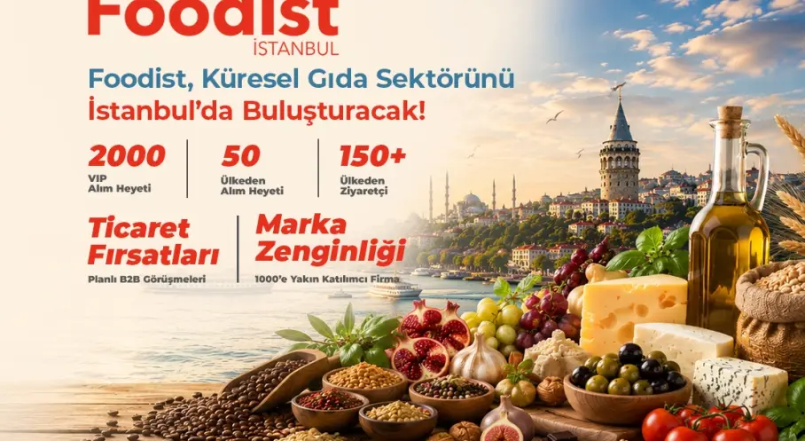 Gıda Sektörünün Geleceğine  Foodist İstanbul’da Yön Verilecek