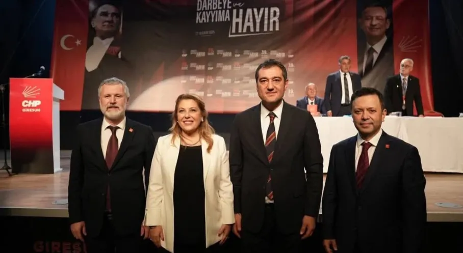 Giresun CHP'de Şenyürek Yeniden Başkan! Kongre Sonucu Belli Oldu