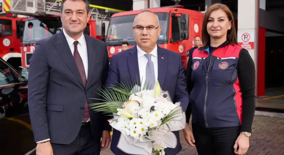 Giresun Valisi Mustafa Koç itfaiye haftasını kutladı
