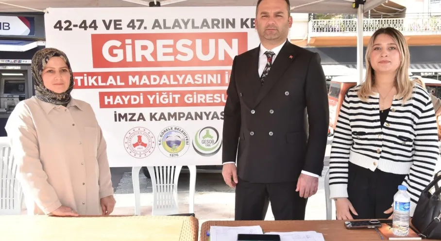 Giresun'a İstiklal Madalyası İçin Görele'den Destek Kampanyası!