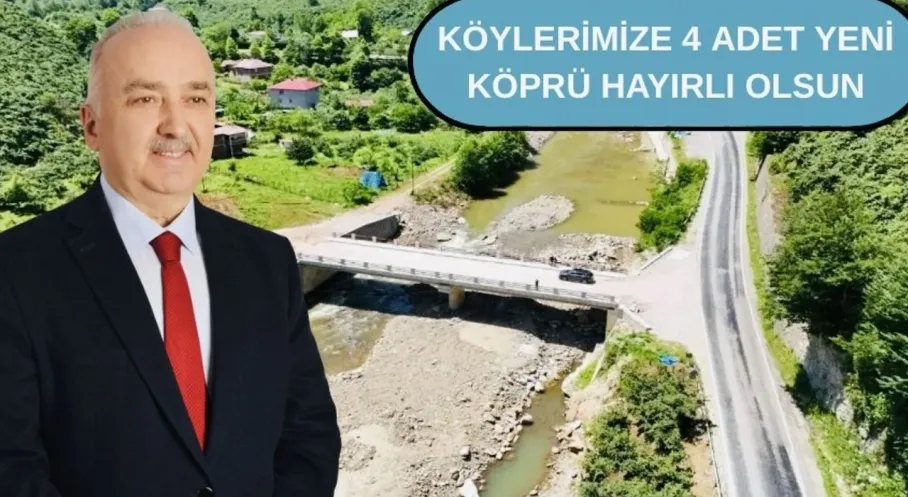 Giresun'a Müjde! Milletvekili Temür'den 62 Milyon TL'lik Köprü Yatırımı Haberi