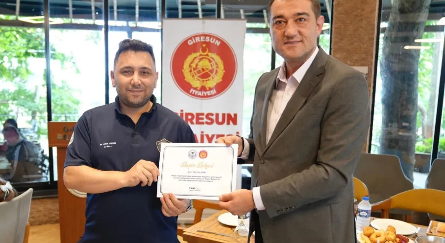 Giresun'da Başkan Köse'den İtfaiye Haftası Ziyareti: Kahramanlara Minnet!