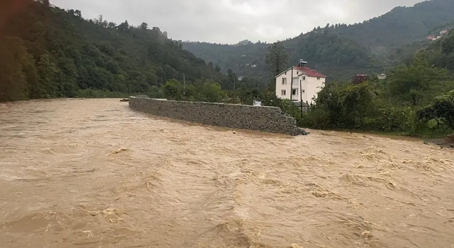 Giresun'da Sel Felaketi: Üç İlçe Sular Altında, Köy Yolları Kapandı!