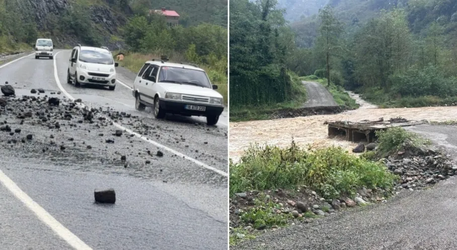 Giresun'da Sel ve Heyelan Alarmı: 10 Kişi Kurtarıldı! Son Dakika