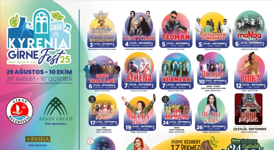 Girne Fest 2024: Yıldızlarla Dolu 40 Günlük Kültür Şöleni Başlıyor!