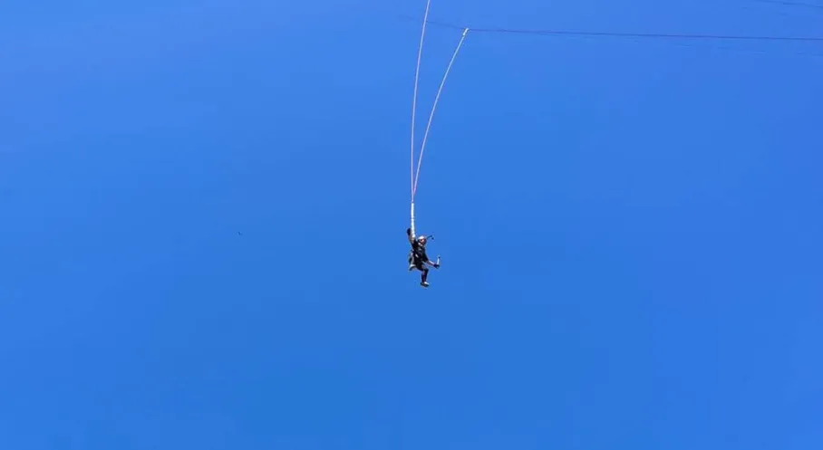 Güdül'de Adrenalin Fırtınası: Rope Jumping Heyecanı Başladı!