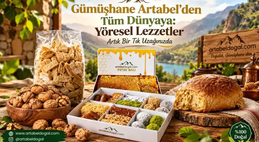 Gümüşhane'nin yöresel ürünleri dijital pazarda