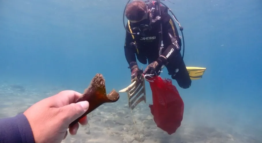 Gündoğan'da Deniz Dibi Alarm Veriyor! Şoke Eden Atık Miktarı Ortaya Çıktı