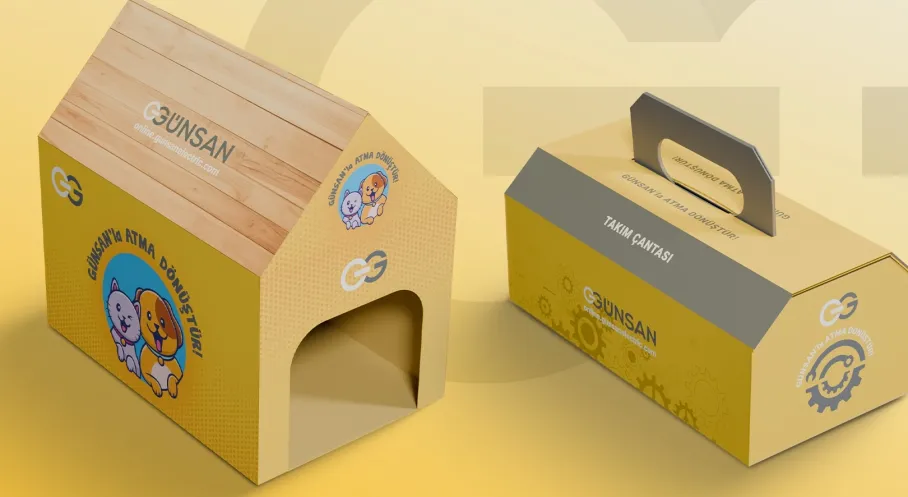 Günsan'dan Devrim! Sipariş Kutuları Kedi Evine ve Tamir Çantasına Dönüşüyor!