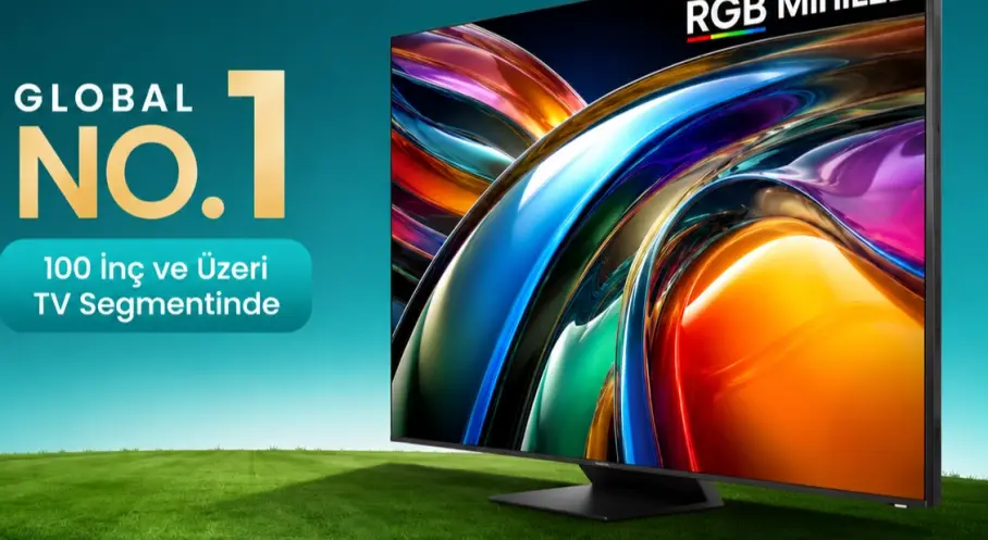 Hisense, 100 İnç ve Üzeri TV Sevkiyatlarında Dünya Lideri Oldu
