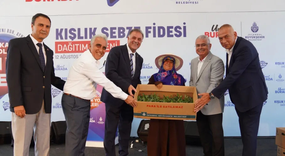 İBB’den; Çiftçilere Ücretsiz Kışlık Sebze Fidesi!