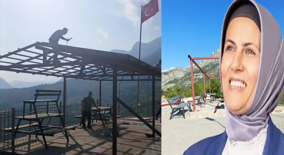 İbradı'da Manzara Şöleni! Üzümdere'ye Yeni Seyir Terası Açıldı