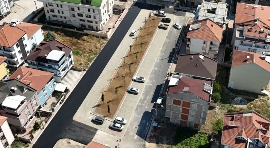 İnegöl Belediyesi’nden Yeni Mahalleye Otopark Hamlesi