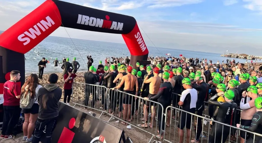 IRONMAN 70.3 Türkiye: Antalya'da Nefesler Tutuldu! 86 Ülkeden Sporcular Yarışıyor