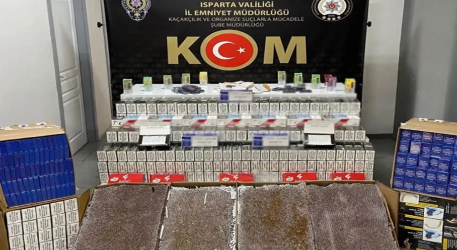 Isparta'da Şok Operasyon! Kaçak Sigara ve Elektronik Sigara Ele Geçirildi!