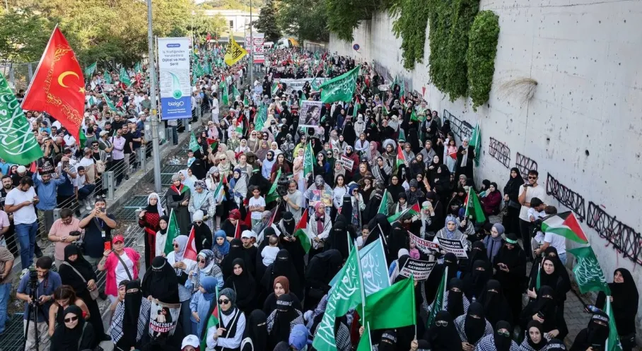 İstanbul'da On Binler ABD Konsolosluğu'nu Gazze İçin Kuşattı!