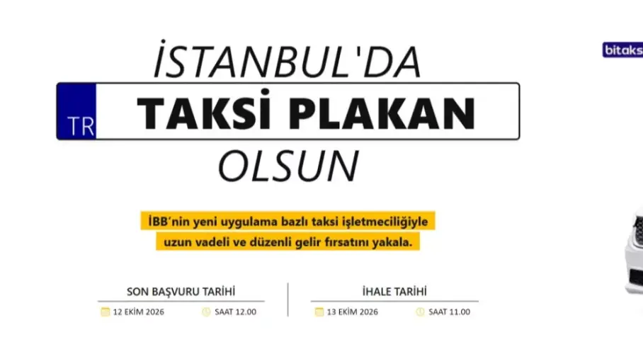 İstanbul’da Uygulama Bazlı Taksi İçin 10. İhale 13 Ekim’de