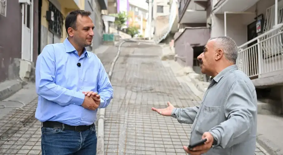 İzmir Bornova’da zemin çalışmaları devam ediyor