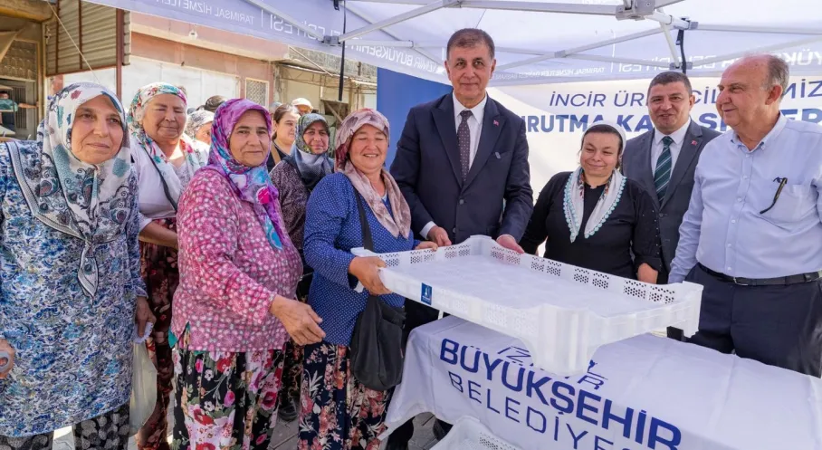 İzmir Büyükşehir Belediyesi’nden Üreticiye Kerevet Desteği