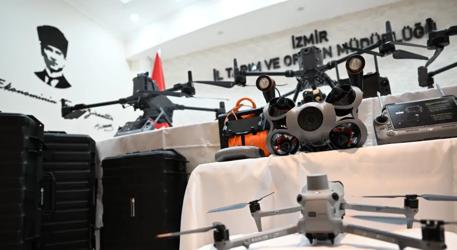 İzmir’de Dijital Denetim Dönemi: Drone ile Kaçak Avcılığa Geçit Yok