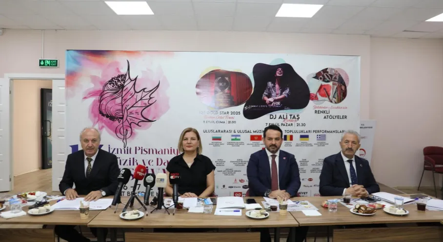 İzmit Pişmaniye Festivali Coşkusu Başlıyor! Müzik ve Dansla Şenlenecek!
