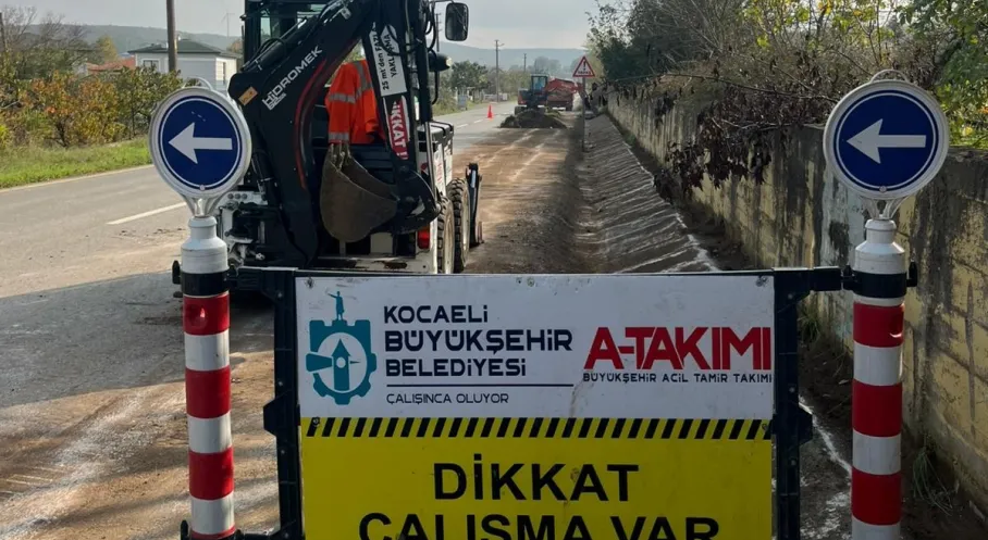 Kandıra'da Yağmur Suyu Kanalı Alarmı! Büyükşehir Harekete Geçti