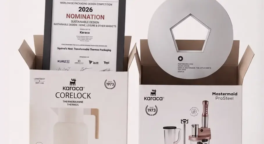 Karaca’ya Pentawards 2026'dan Gümüş Ödül ve Sertifika