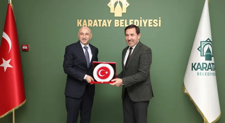 Karatay Belediye Başkanı Hasan Kılca, Konya İl Emniyet Müdürü Maksut Yüksek’i Ağırladı