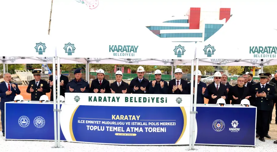 Karatay’da Güvenlik Yatırımları İçin Temeller Atıldı