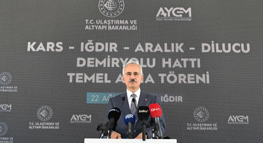 Kars-Dilucu Demiryolu Hattı Temeli Atıldı: Bölgesel Kalkınmaya Büyük Katkı!