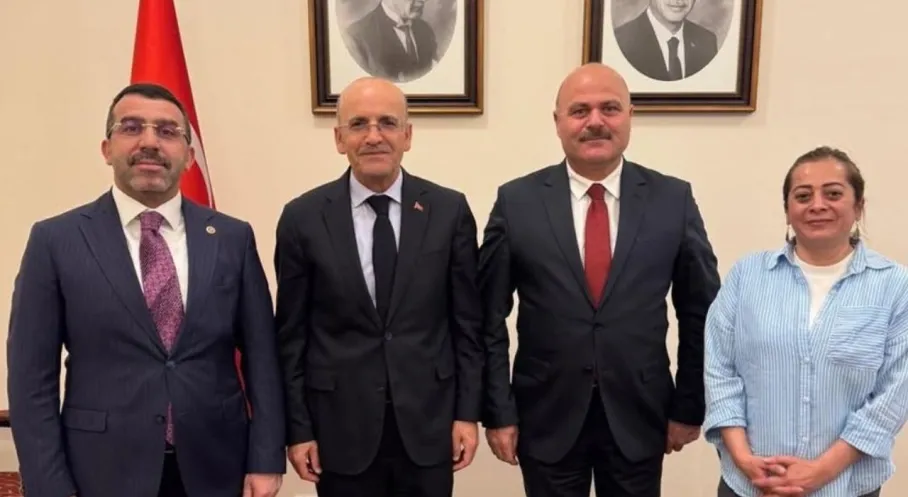 Kars Milletvekili Çalkın'dan Bakan Şimşek Ziyareti: Kars İçin Destek Sözü!