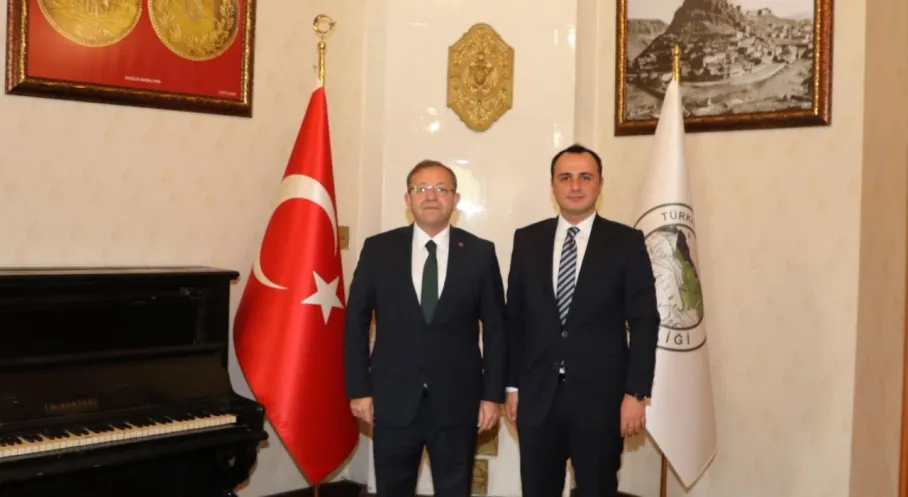 Kars Valisi Ziya Polat, Susuz Kaymakamı Halis Hacıismailoğlu'na Veda Etti!