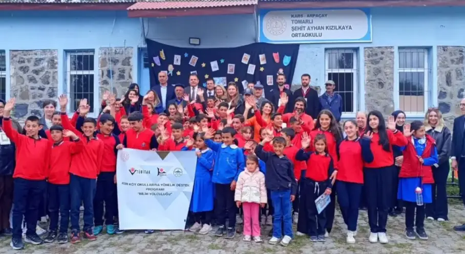 Kars’ta köy okulunda TÜBİTAK etkinliği