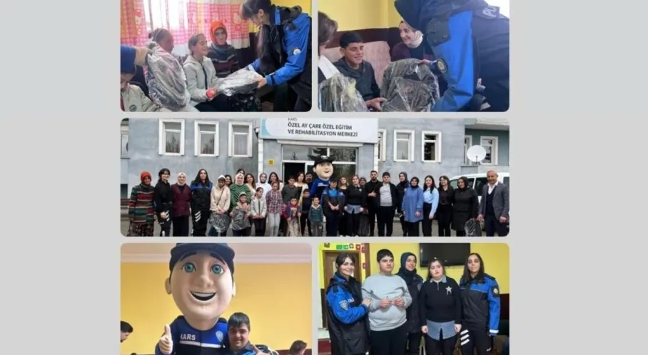 Kars'ta Polis Engelliler Haftası'nda Yürekleri Isıttı!