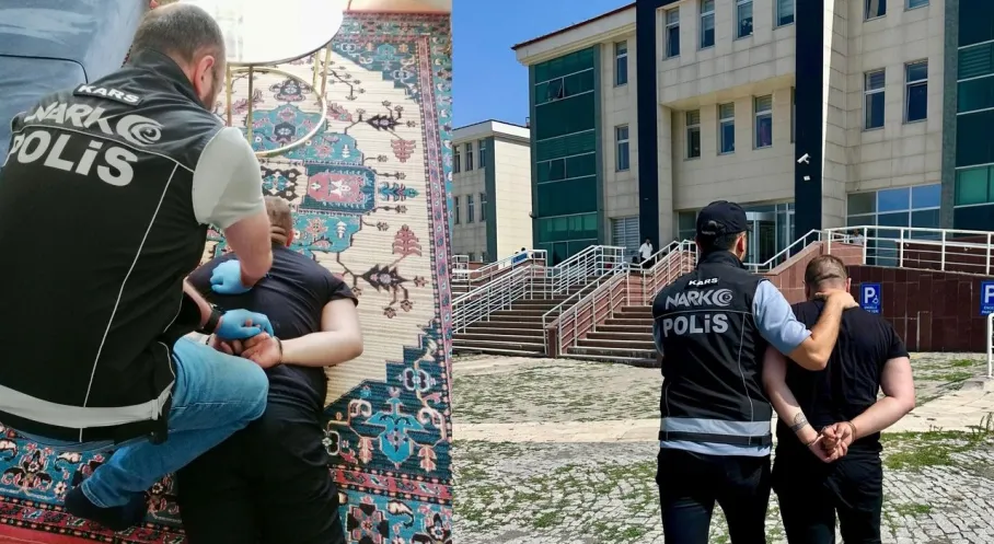 Kars'ta Şok Baskın! 22 Yıl Hapis Cezalı Uyuşturucu Taciri Yakalandı!